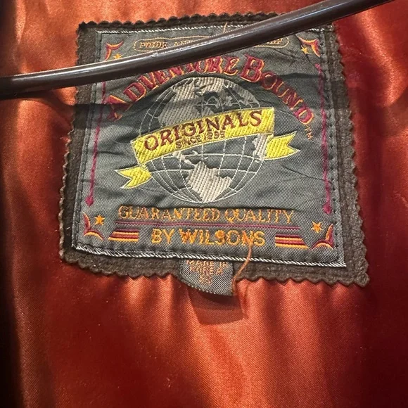 Adventure Bound by Wilson’s Men's Brown Leather Jacket